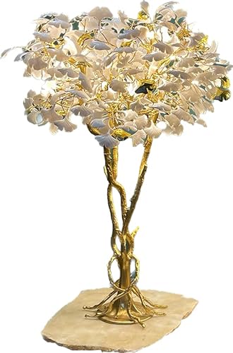 LEDYZ Ginkgo Leaf Designer Ceramic Floor Lamp