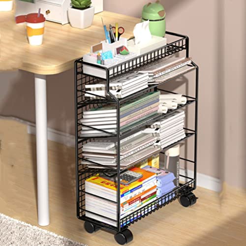 TEmkin Small Bookshelf with Wheels