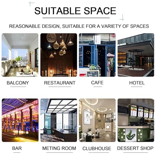 BYJSJY 5-Piece Round Dining Table and Chairs Set - Cafe Balcony Living Room Furniture