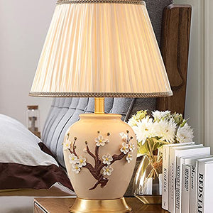 EARSHOT Desk Lamp with Fabric Lampshade - 22" H Night Light