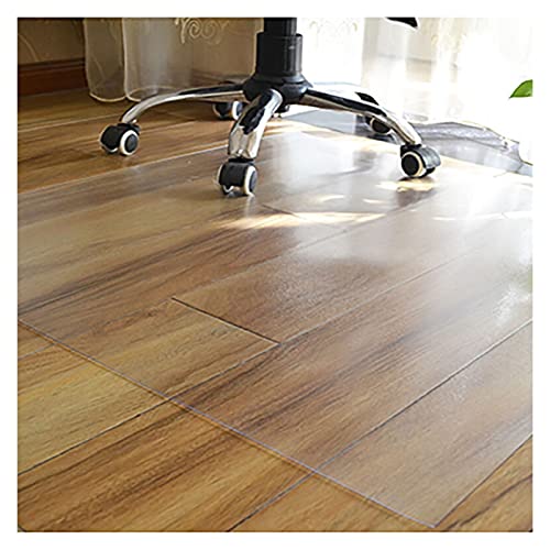 CHHD Translucent/Matte Hard Floor Chair Mats - Customizable PVC Plastic Table Pad - Scratch Resistant - Wash-Free Tablecloth