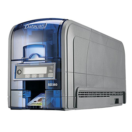 Datacard SD360 Dual Sided ID Card Printer, Duplex, ISO Magnetic Stripe, Opencard, 100-Card Input Hopper
