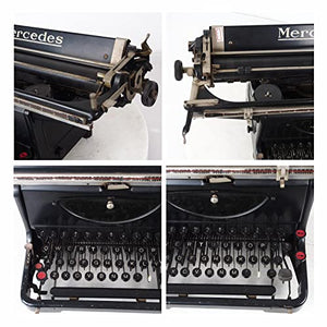 Amdsoc Mechanical English Typewriter - Antique 1940s Germany - Ribbon Included - 62x32x35CM