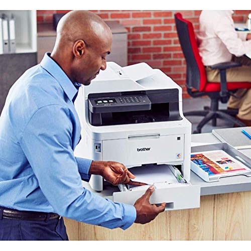 Brother MFC-L3770CDW Color All-in-One Laser Printer with Wireless, Duplex Printing and Scanning (Renewed)