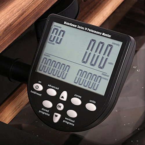 WaterRower Classic Rowing Machine S4 with Hi-Rise Attachment