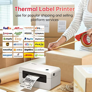 Thermal Shipping Label Printer,150mm/s High-Speed 4x6 Thermal Sticker Maker,1-Click Setup on Windows/Mac,Compatible with Amazon, Ebay, Shopify, FedEx,USPS,Etsy (Upgraded)