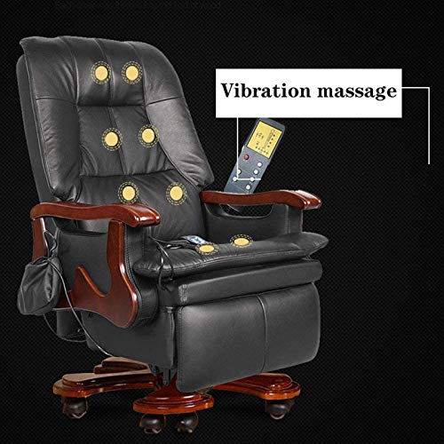 QHH Electric Massage Leather Executive Office Chair