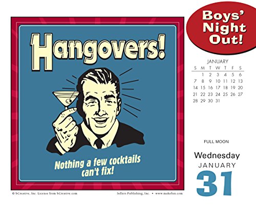 Boys' Night Out! 2018 Calendar