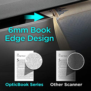 Plustek CCD Flatbed Book Scanner eBookScan 3800 - Bundle eBookScan Easy Convert Book to Digital, Support Multi-Language OCR