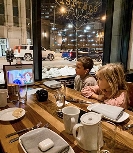 CINEMOOD 360 - Smart wi-fi Cube Projector with Streaming Services, 360° Videos, Games, Kids Entertainment. 120 inch Picture, 5-Hour Video Playtime. Neat Portable Projector for Family Entertainment.