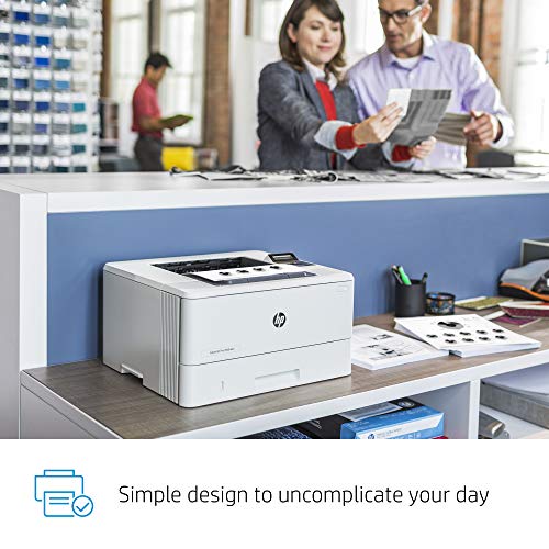 HP LaserJet Pro M404dn Monochrome Laser Printer with Built-In Ethernet & Double-Sided Printing (W1A53A) - Ethernet Only