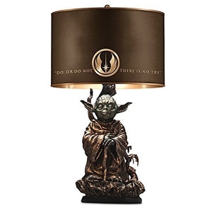 The Bradford Exchange Star Wars Jedi Master Yoda Illuminated Desk Lamp