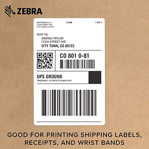 Zebra ZD410 Direct Thermal Printer Plus 2.25 X 1.25 in Z-Perform 2000D Thermal Labels Print Width of 2 in USB Bluetooth 1 in Core Labels 6 Rolls