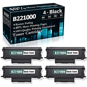 4-Black B221000 (per Toner 1,680 Page) B2236 Remanufactured Toner Cartridge Compatible for Lexmark MB2236adw B2236dw Printer,Sold by TopInk