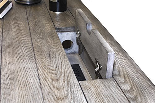 Martin Furniture IMAE384G Writing Desk, Grey