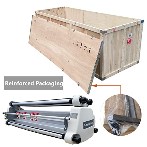 INTSUPERMAI 63inch Wide Format Full-Auto Pneumatic Cold Laminating Machine