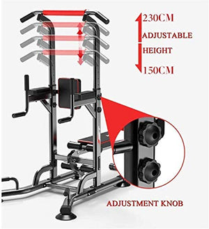 SJNQJJ Pull Ups Strength Training Equipment Strength Training Dip Stands Power Tower Heavy Duty Gym Power Multifunction Support for Diving Pull Up Chin Up Home Training Strength Tower