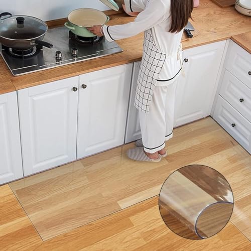 AHAVI Clear Chair Mat for Hard Floors 1.5mm Thick Vinyl Protector - 140X180CM