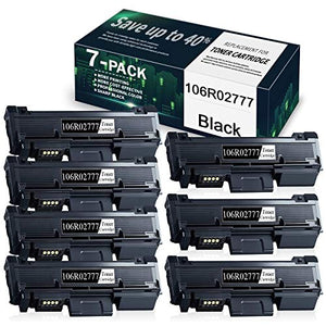 7 Pack Black 106R02777 Compatible Toner Cartridge Replacement for Xerox Phaser 3260 3260DNI 3052 3260DI 3225DNI 3215NI 3215 3225 Printer, Toner Cartridge.