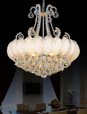 SSBY Modern Luxury Chandeliers Crystal Living Room LED Pendant Lights Diameter 50CM Gold Or Silver , 110-120v-gold