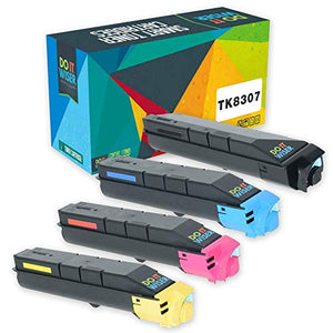 Do it Wiser Compatible Printer Toner Cartridge Replacement for Kyocera TK-8307 / TK 8307 for Kyocera 3050ci 3550ci 3051ci 3551ci Printers - 1T02LK0US0, 1T02LKCUS0, 1T02LKBUS0, 1T02LKAUS0 (4-Pack)