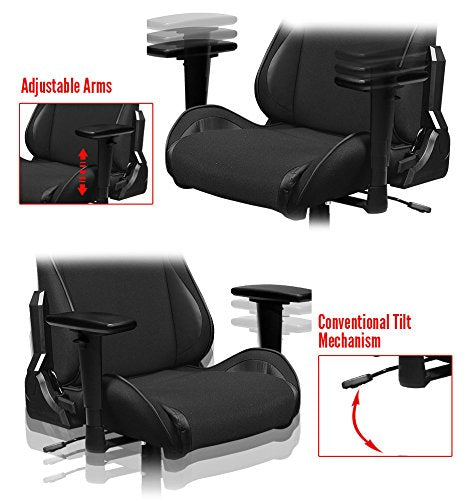 DXRacer OH/FH11/N Formula Series Racing Bucket Seat Office Gaming Chair (Black)