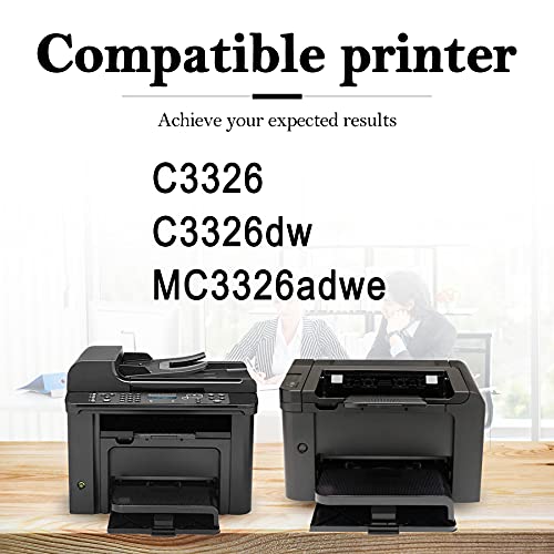3 Pack (1C+1M+1Y) Toner Compatible C331HC0 C331HM0 C331HY0 Toner Cartridge Replacement for Lexmark C3326 C3326dw MC3326adwe Printer