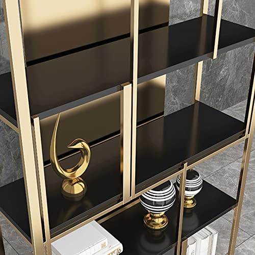 HARAY Metal Stainless Steel Bookshelf Floor Display Stand 120cm