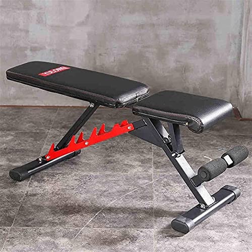 ZXNRTU Full Body Workout Adjustable Weight Bench Press Exercise Fitness Gym Workout Sit Up Home Strength Training Equipment