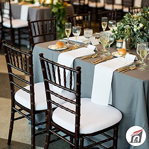 EventStable Titan Series Wood Chiavari Chair - Black, 48-Pack