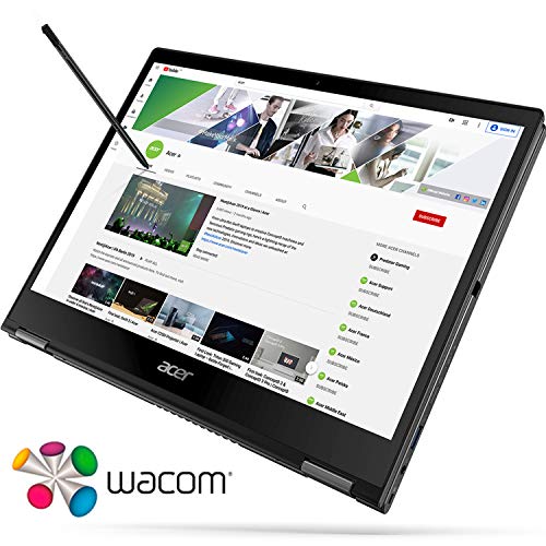 Acer Spin 5 Convertible Laptop, 13.5" 2K 2256 x 1504 IPS Touch & Shark IZ363HT Anti-Allergen Pet Power Cordless Stick Vacuum Self-Cleaning Brusholl, PowerFins, Crevice Tool, Dusting Brush, Blue