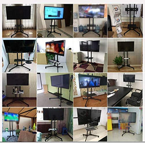 Goakwwuz Mobile TV Cart Stand for 37-60 Inch TVs