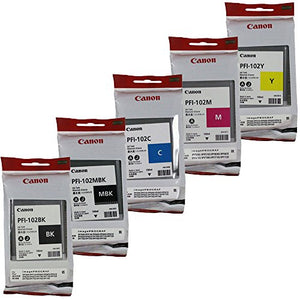 Canon imagePROGRAF iPF605 Standard Yield Ink Cartridge Set