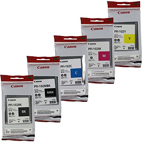 Canon imagePROGRAF iPF605 Standard Yield Ink Cartridge Set
