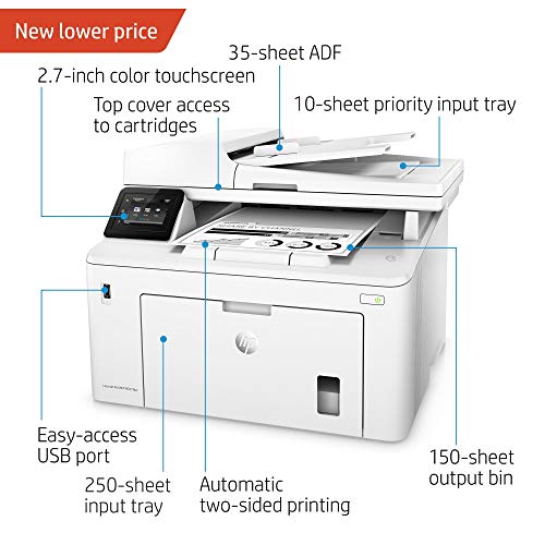 Hp Inc. Hp Laserjet Pro M227fdw 30ppm 1200x1200dpi 260-sheet Duplex (Renewed)
