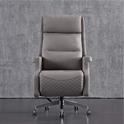 Video Game Chairs Home Office Desk Chairs Office Chairs with Lumbar Support Office Chairs & Sofas Home Office Conference Chair,Luxurious,Reception Chair with Frame Finish Ergonomic Lumbar Support,Gray