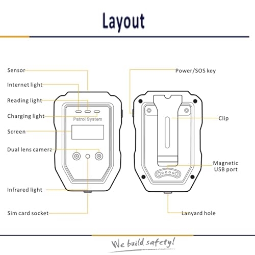 Generic Z-6700M Guard Tour System with Face Recognition Technology and Real-Time 4G Data Transmission