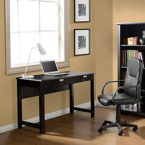 Techni Mobili Modern Writing Desk with Storage, 28.8" x 21" x 47.3", Espresso