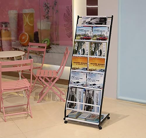 WEBERT Floor-Standing Portable Magazine Rack