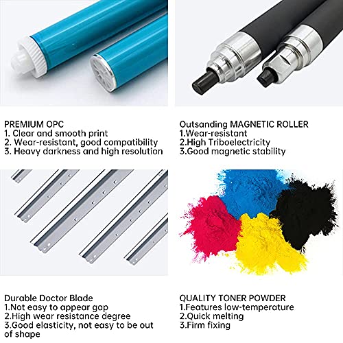 Newtarget 414A(with chip) for HP 414A 414X on HP Color Laserjet Pro M454 MFP M479fdw M454dw M454dn M479fdn (hp 414a Toner cartridges 4 Pack)
