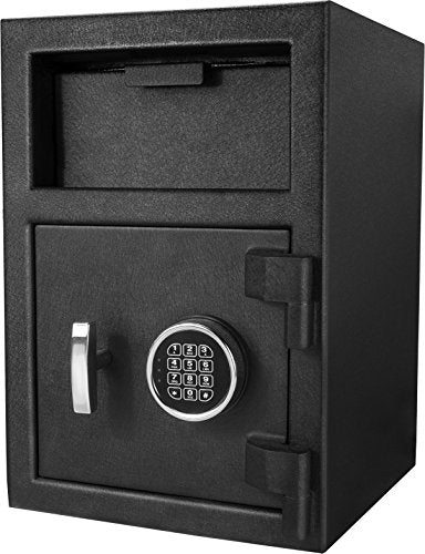 Winbest Steel Depository Safe Digital Keypad Front Load Mail Cash Vault Drop Box Slot (Standard)