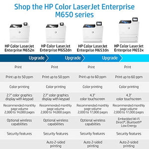 HP Color LaserJet Enterprise M653dn Printer with Duplex Printing (J8A04A)