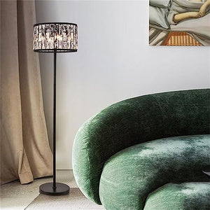 EESHHA Crystal Floor Lamp Scandinavian Style for Living Room, Bedroom, Study - D AS Show