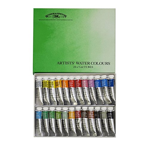 Windsor & Newton artist WaterColor 5ml 24 color set