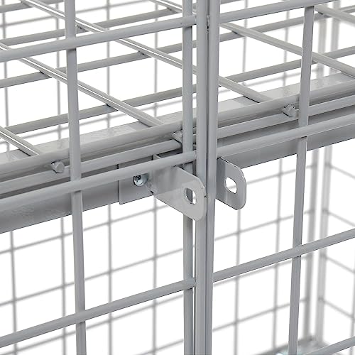Global Industrial Wire Mesh Security Cage 72x36x72