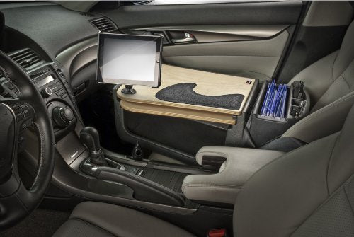 AutoExec AUE10025 GripMaster Car Desk Birch Finish with Tablet Mount (Older Finish)