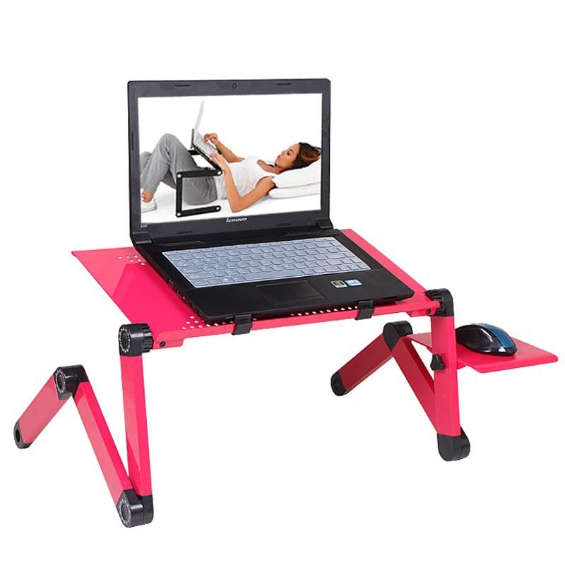 FKSDHDG Mouse Pad Adj Ustable Folding Ergonomic Design Stands Notebook Desk Laptop Stand Table with