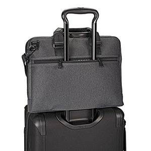 TUMI - Alpha Bravo Aviano Laptop Slim Brief Briefcase - 15 Inch Computer Bag for Men and Women - Anthracite