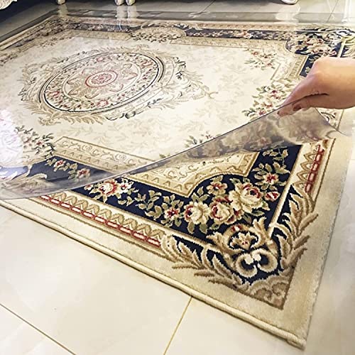 ZHOUHONG Clear Hard-Floor Chair Mat for Office Chair, 2mm Thick - Heavy Duty Floor Protector