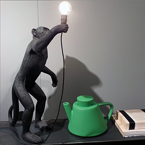 Seletti Monkey Lamp Monkey-shaped lamp Black Standing